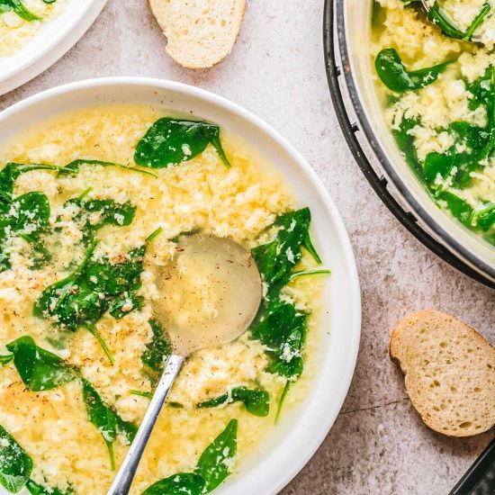 Easy Stracciatella Soup