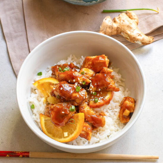 Lighter Orange Baked Chicken