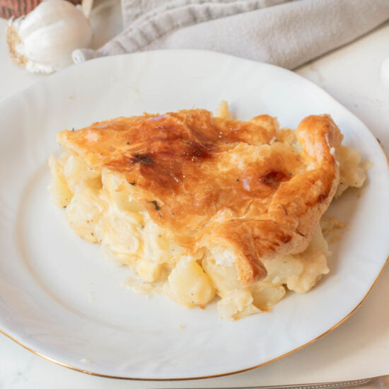 Potato Cheese Onion Pot Pie