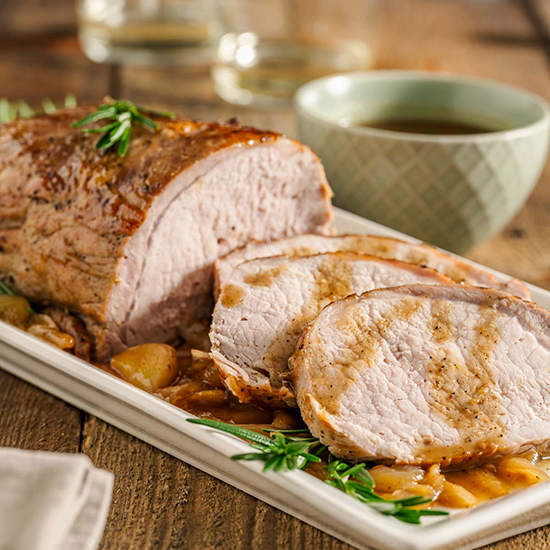 Honey Bourbon Pork Loin Roast