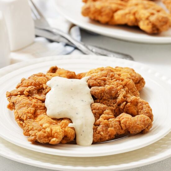 Fried Chicken with Milk Gravy
