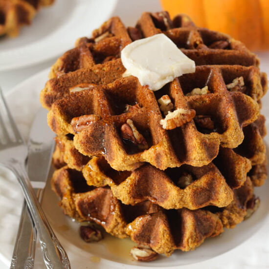 Gluten-Free Pumpkin Waffles