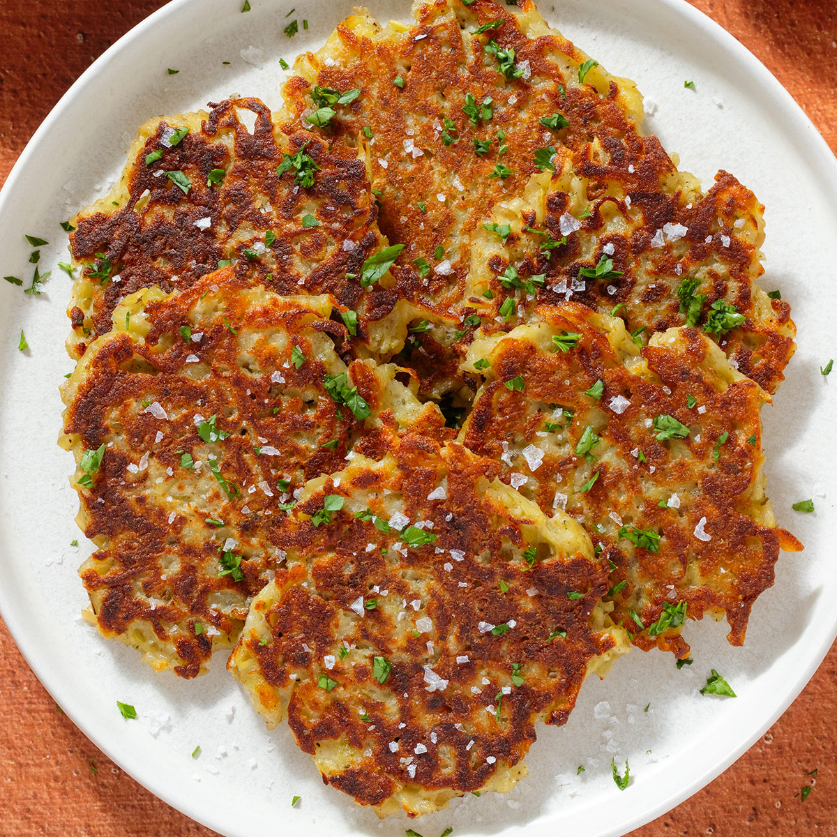 Garlic Potato Fritters