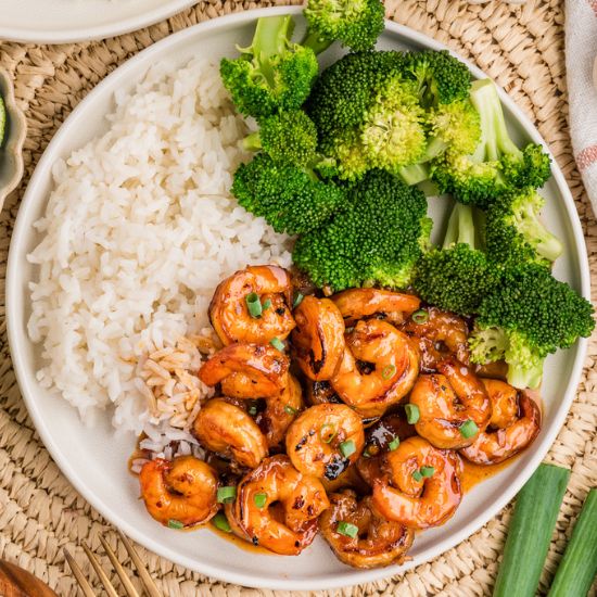 Gluten Free Honey Garlic Shrimp