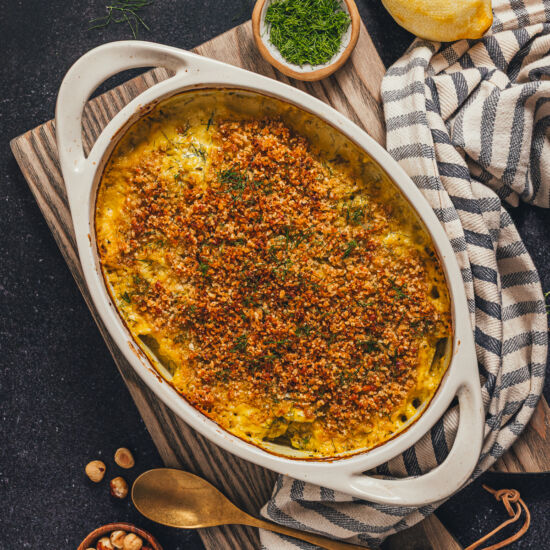 Golden Beet and Fennel Gratin