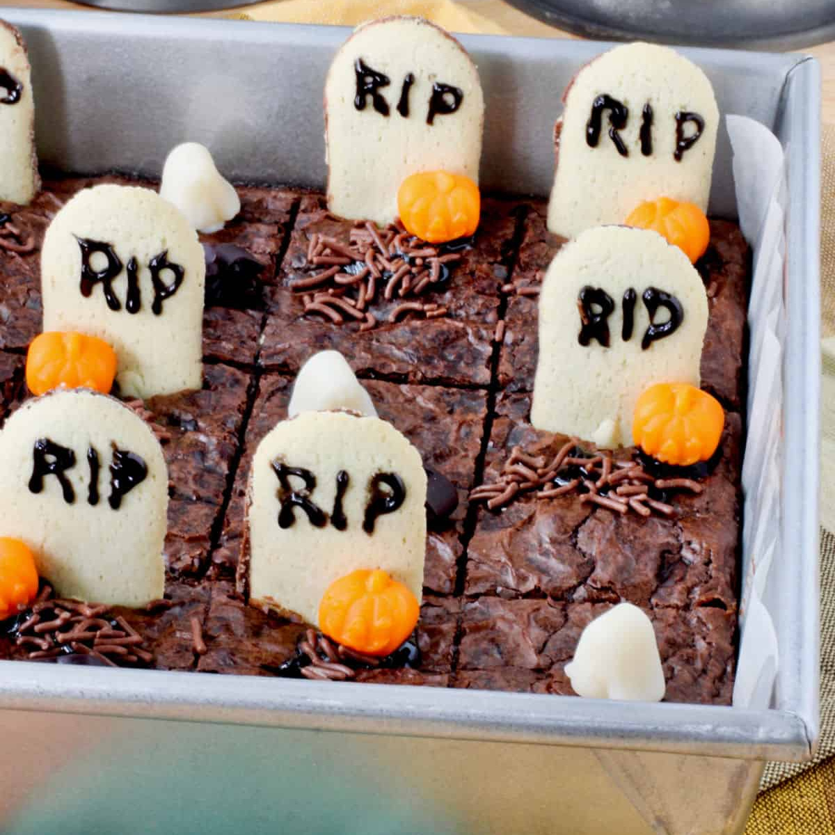 Graveyard Brownies