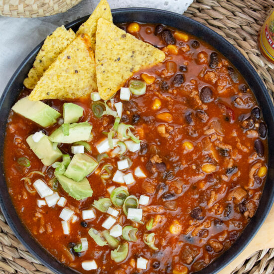 Taco Soup with Ground Beef