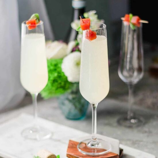Easy 2-Ingredient Guava Mimosa