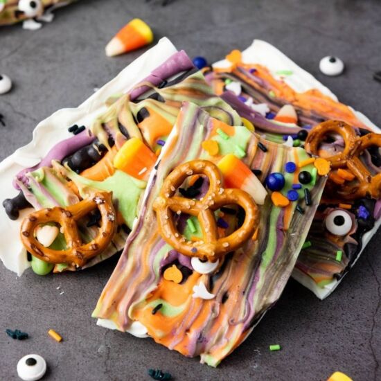 Spooky Candy Bark