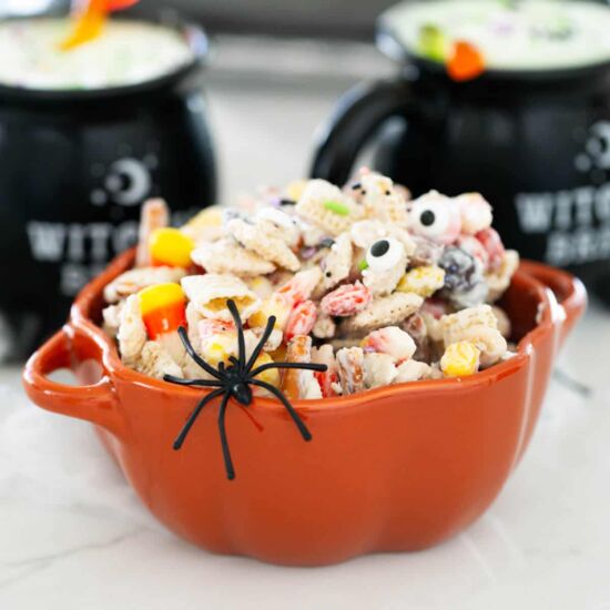 White Chocolate Halloween Chex Mix