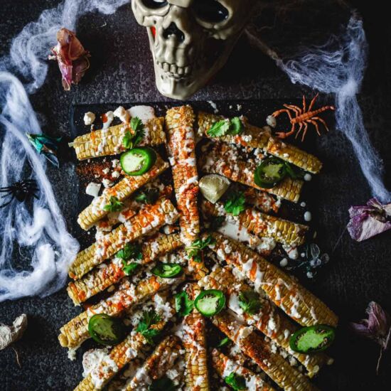 Halloween Skeleton Corn on Cob