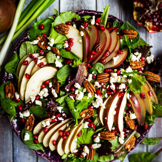 Harvest Salad with Pears and Pecans