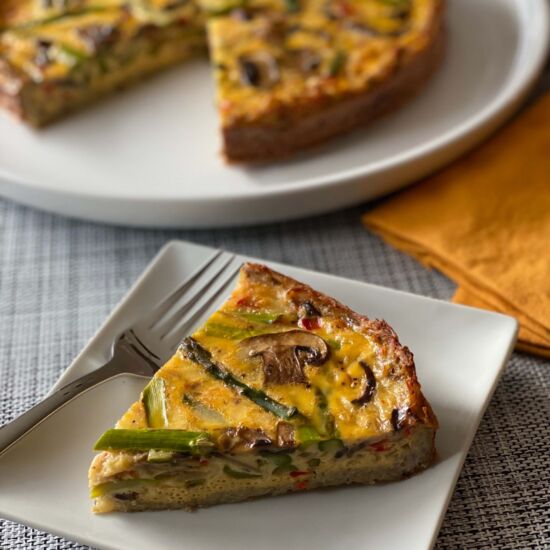 Hashbrown-Crusted Quiche