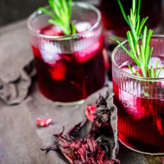 Cold Brew Hibiscus Iced Tea