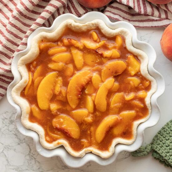 Homemade Peach Pie Filling