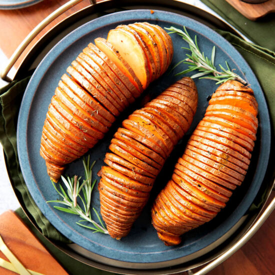 Hasselback Sweet Potatoes Recipe