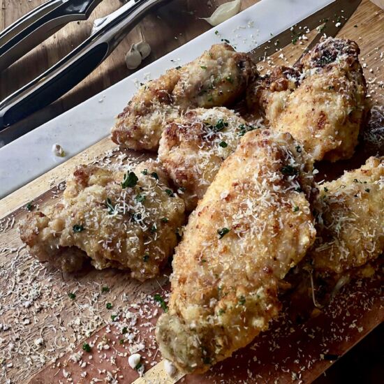 garlic parmesan wings