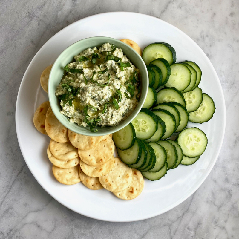 Zucchini & Herb Bean Dip