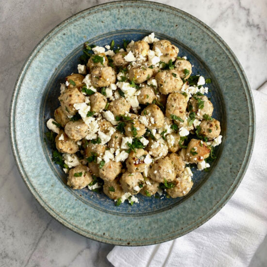 Chicken-Feta Meatballs