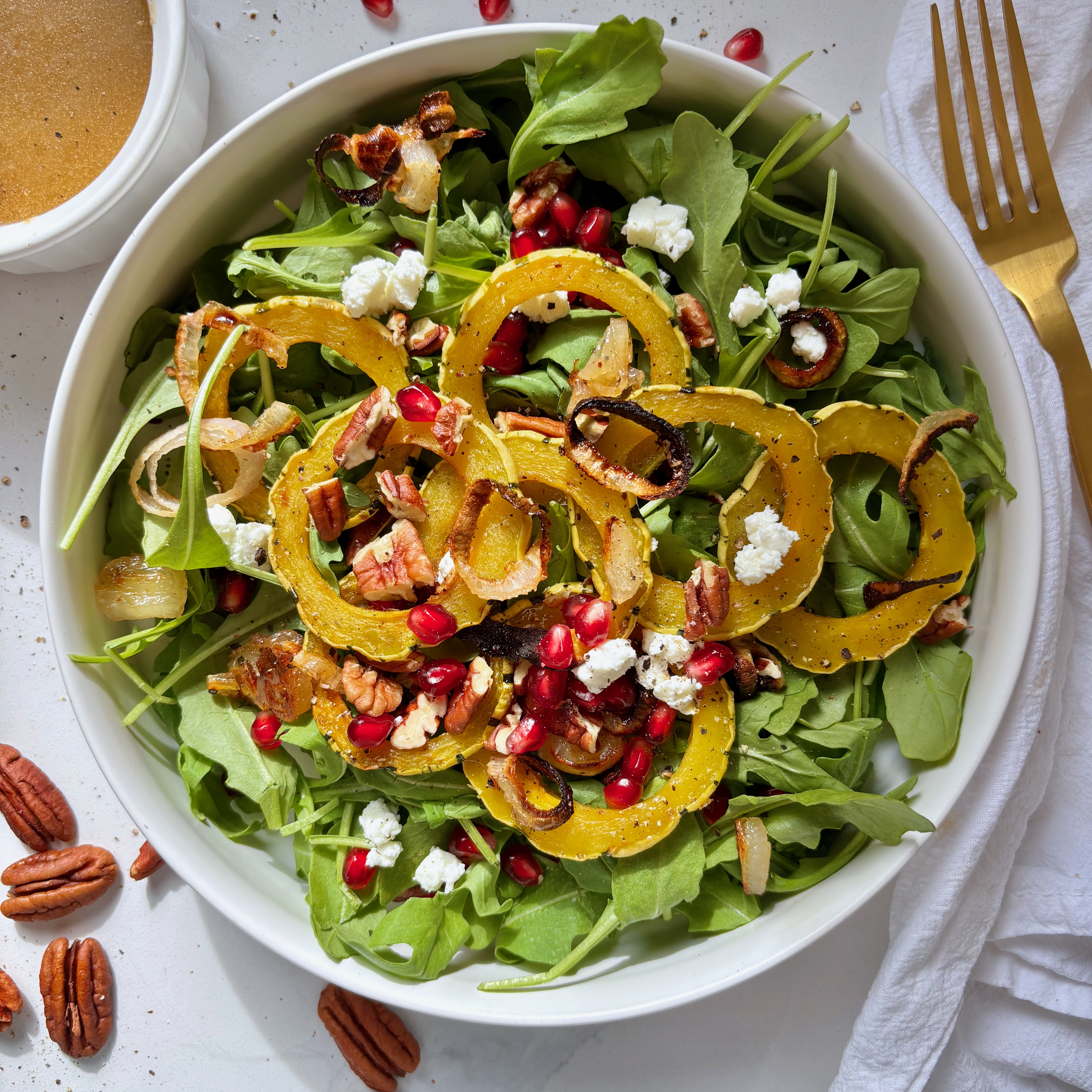Roasted Delicata Squash Salad