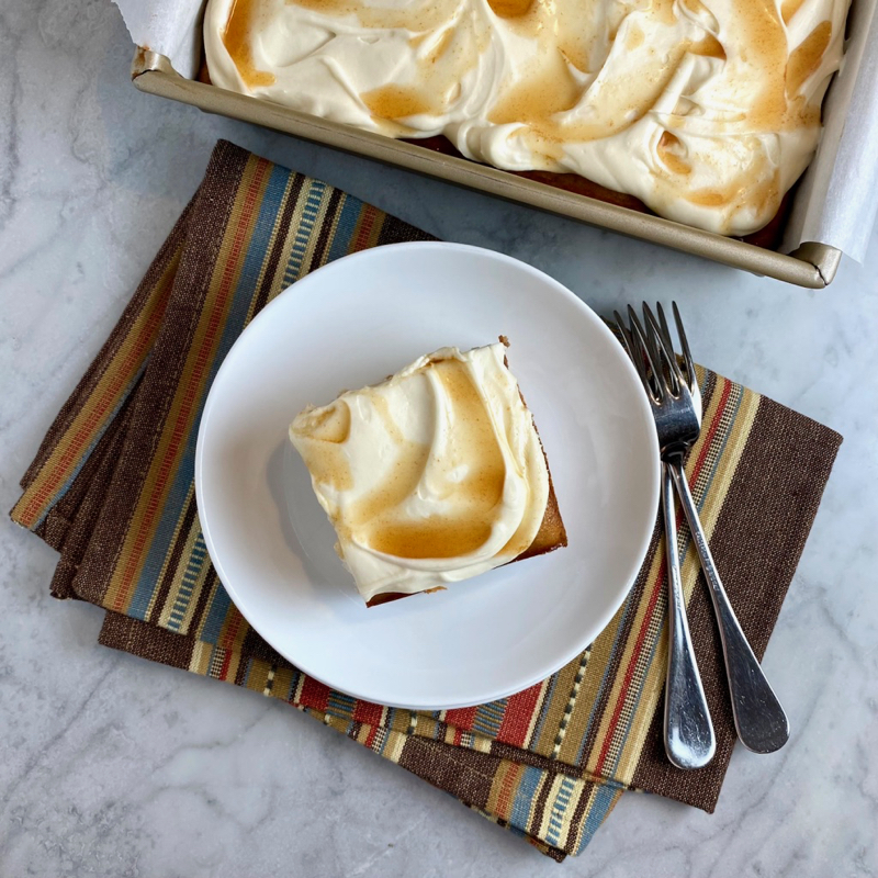 Apple Cider Snack Cake