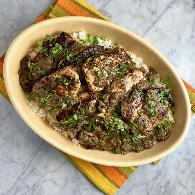 Pork Chops with Mustard Sauce