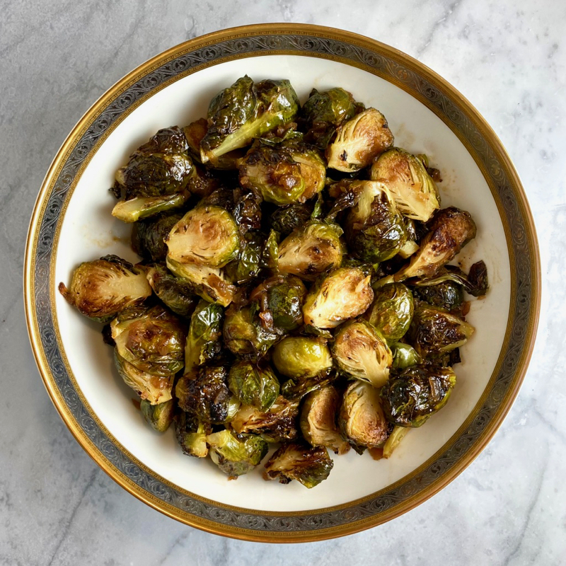 Cider-Glazed Brussels Sprouts