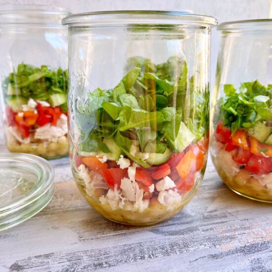 Mediterranean Salad Jars