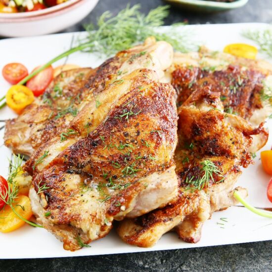 Crispy Tea Brined Chicken
