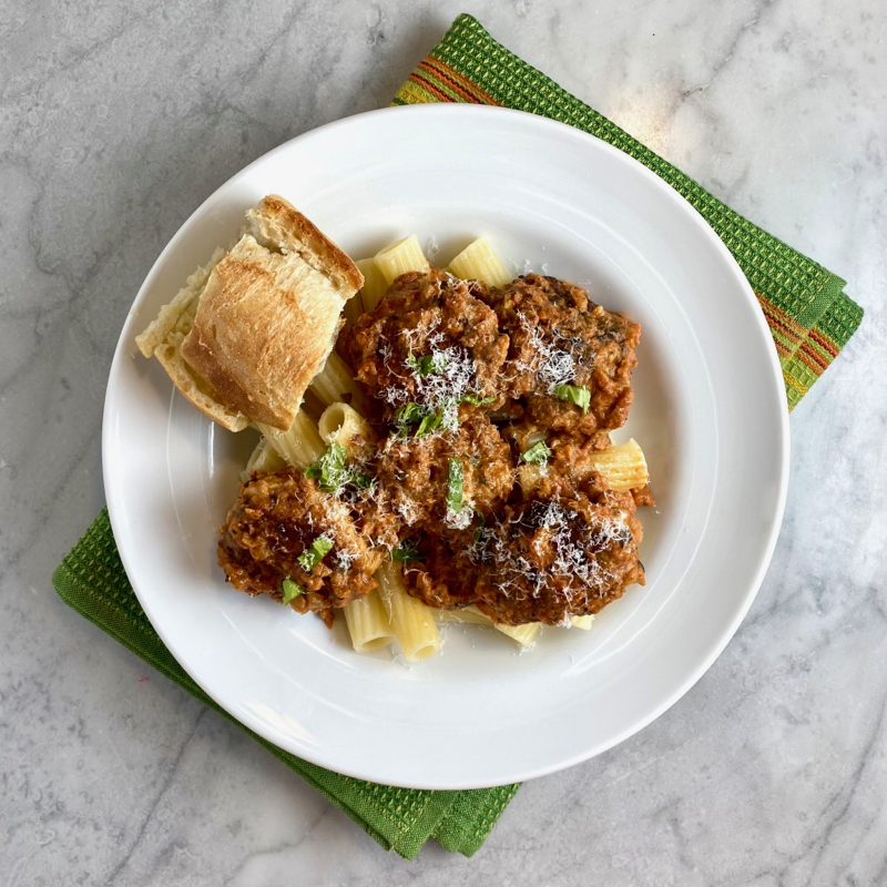 Meatballs in Vodka Sauce