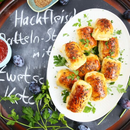 Lamb and Date Pastry Rolls