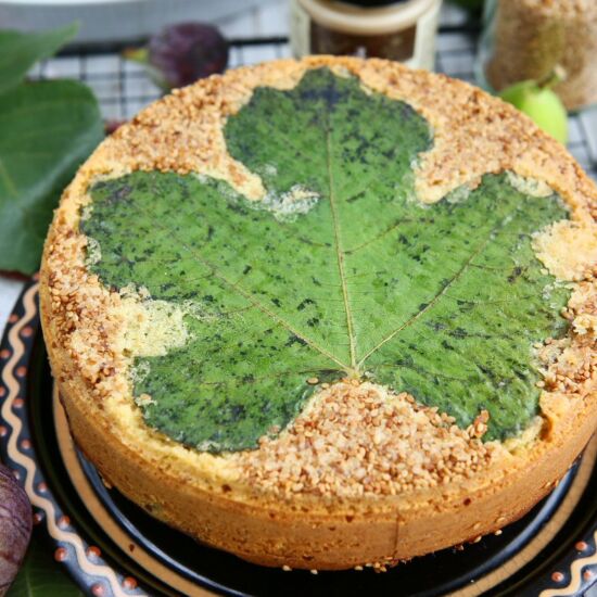 Fig Leaf Tahini Cake
