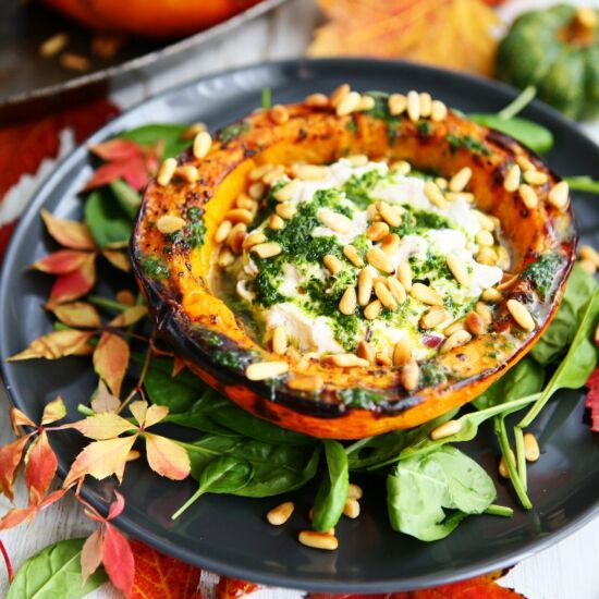 Hokkaido Pumpkin with Ricotta