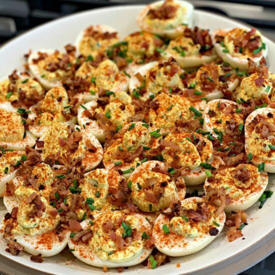 Smoked Deviled Eggs