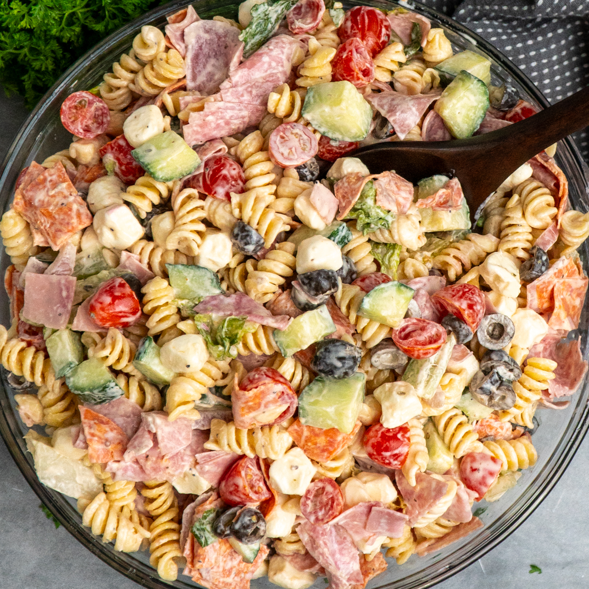 Italian Grinder Pasta Salad