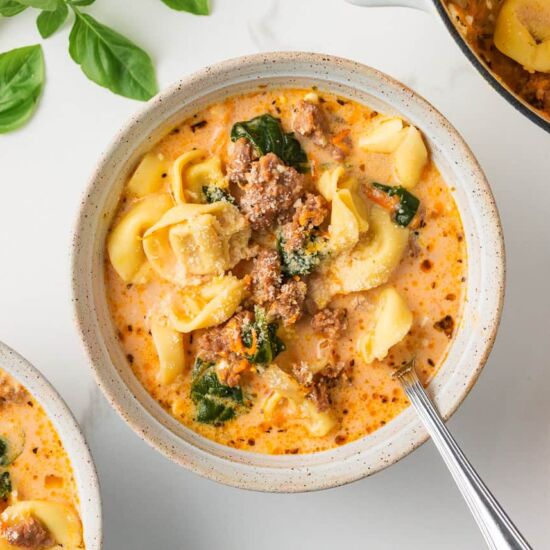 Italian Sausage Tortellini Soup
