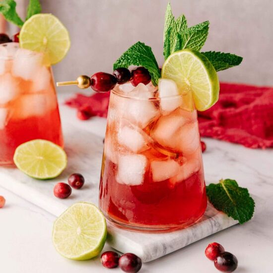 Cranberry Lime Mocktail