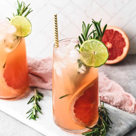 Rosemary Grapefruit Mocktail