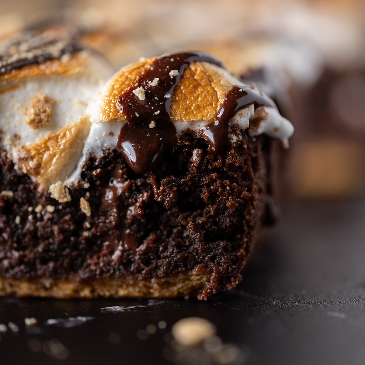 Fudgy S’mores Brownies