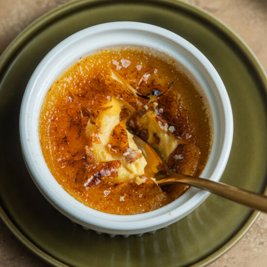Salted Maple Creme Brulee