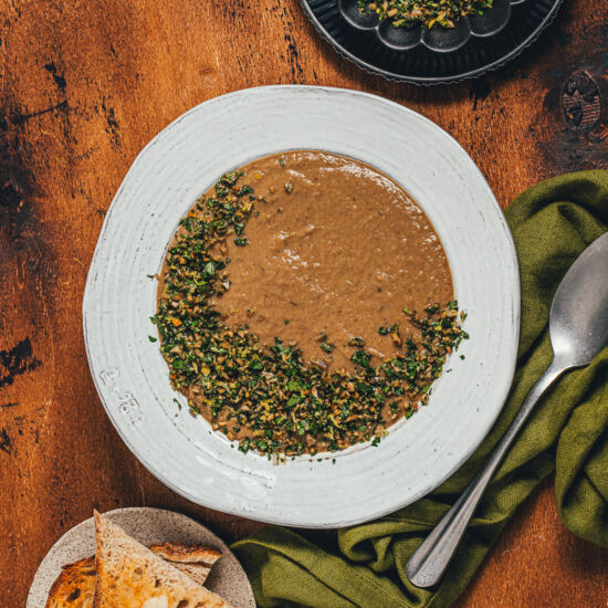 Mushroom Bisque (Vegan)