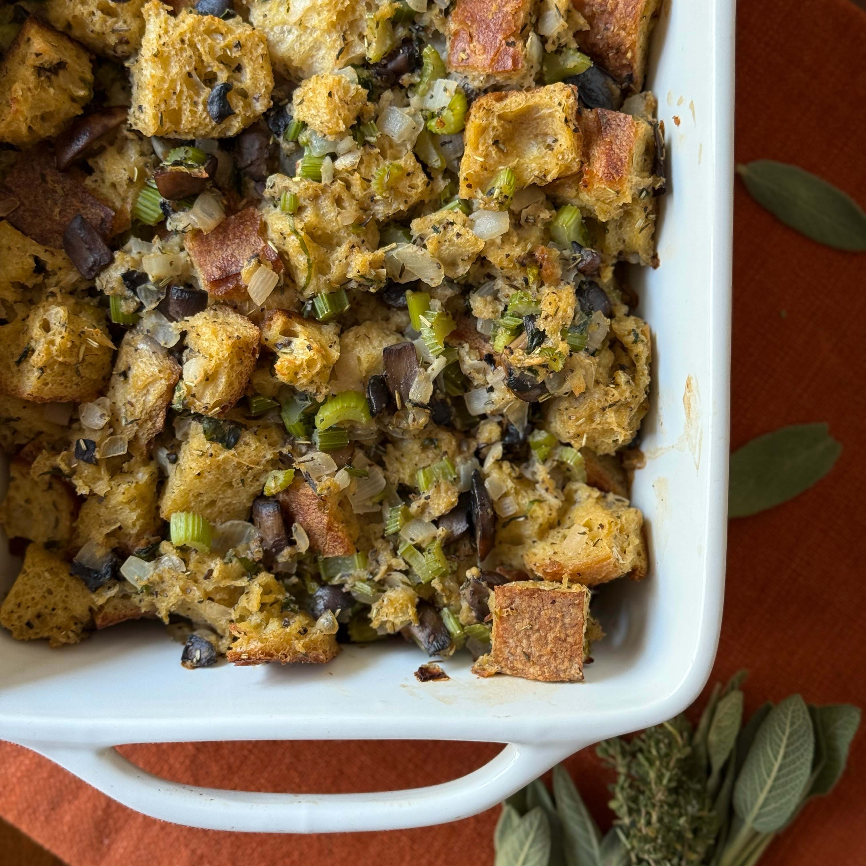 Vegetarian Mushroom Stuffing