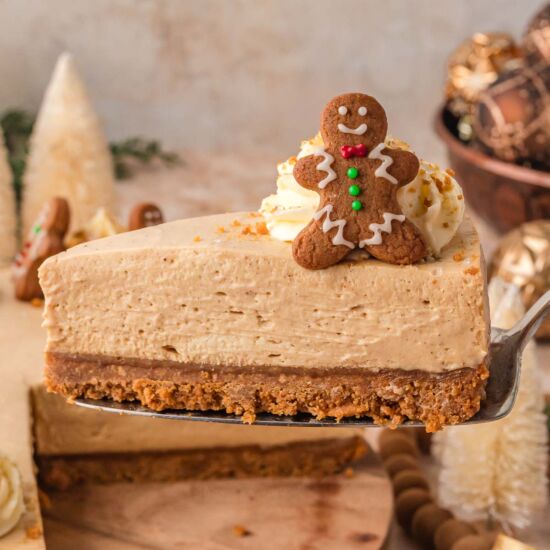 No-Bake Gingerbread Cheesecake