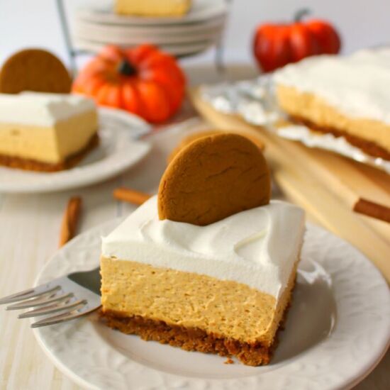 No Bake Pumpkin Cheesecake