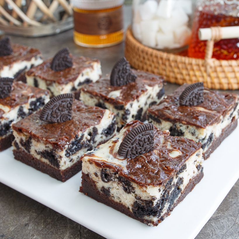 Oreo Cheesecake Brownies