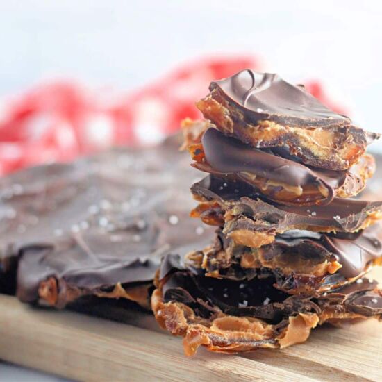 Peanut Butter & Date Chocolate Bark