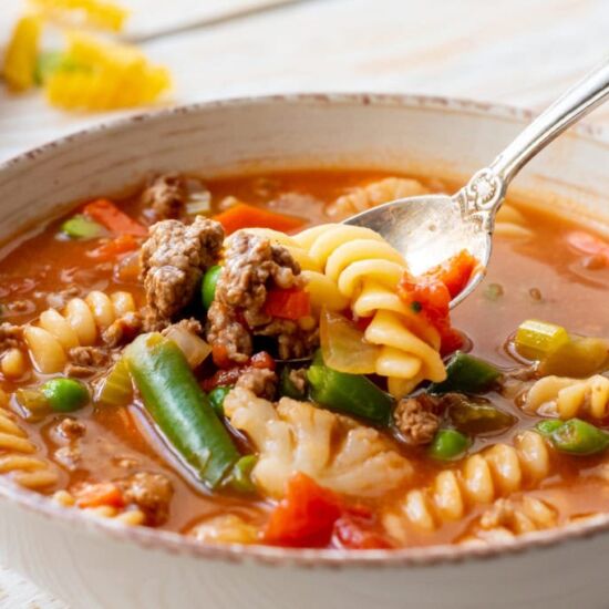 Mom’s Vegetable Beef Noodle Soup