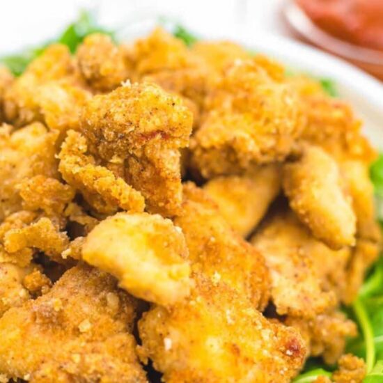 Crispy Keto Popcorn Chicken Recipe