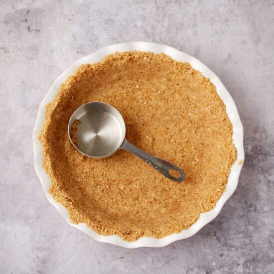 Pretzel Pie Crust (3 Ingredients)