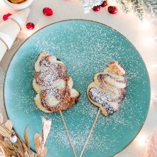 Puff Pastry Christmas Trees